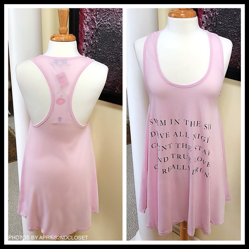 WILDFOX TANK MINI COVERUP TUNIC DRESS - Picture 3 of 8
